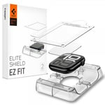 Spigen Apple Watch 42mm (Series 10) Skärmskydd EliteShield EZ Fit 2-pack