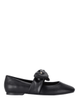 KG Kurt Geiger Master Bow Strap Ballet Pumps, Black