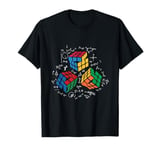 Cool Math Rubik Rubix Rubics Player Cube Math Lovers T-Shirt