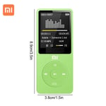 XIAOMI-Lecteur MP3,Radio FM,Bluetooth,Affichage Numérique,MultiXXL,Lecteur MP4,Baladeur Audio de Poche,Lecture de Musique - Type green