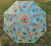 Rex London ANIMAL PARK CHILDREN'S UMBRELLA Zoo Animals Brolly Rainy Day