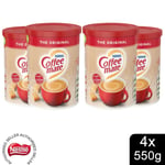 Nestle The Original Coffee-Mate Coffee Whitener Tin for Smooth & Creamy, 4x550g