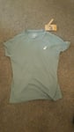 ASICS SPORT RUNNING TOP FOGGY TEAL WOMEN SIZE LARGE