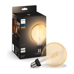 Philips Hue W Filament smartpære 7.2W G125 E27