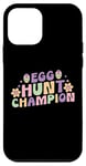 Coque pour iPhone 12 mini Egg Hunt Champion – Joli motif œuf de Pâques pour garçons et filles