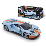 Maistro M81238 1:24 MOTOSOUNDS Ford GT Heritage with #9, LIGHTBLUE with Orange