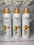 3 x 200ml Dove Shower Mousse Shower & Shave Argan Oil