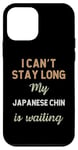 Coque pour iPhone 12 mini Mignon chien japonais Chin Dog Race Owner Love Puppy