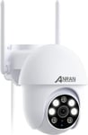 ANRAN 5MP Security Camera Outdoor with Auto Tracking CCTV Camera Systems with