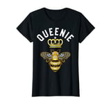 Queenie Name Queenie Birthday Gifts Queen Crown Bee Queenie T-Shirt