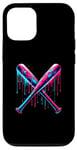 iPhone 12/12 Pro Cross Baseball Bat with SprinklesDrip Sports Player Softball Case