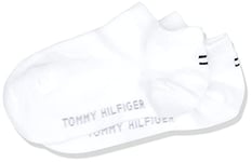 Tommy Hilfiger Boy's TH Children Sneaker 2 Pack Ankle Socks, White, 2.5-5 UK