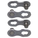 KMC Unisex's 10 Speed EPT MissingLink Joining Link, Dark Silver, 2 Pairs