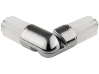 Domoletti Curtain Rod Corner Conector D19 Chrome