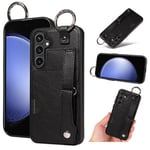 Samsung Galaxy S23 FE      Hand Strap PU Card Case    Black