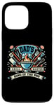 Coque pour iPhone 13 Pro Max Dad's Grill Master BBQ Lover Ventilateur rétro amusant