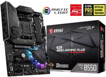 Carte Mère De Jeu Mpg B550 Gaming Plus (Atx), Amd Am4, Ddr4 M.2, Usb 3.2 Gen 2, Hdmi Atx, Carte Mère De Jeu, Processeurs Amd Ryzen¿ 5000