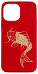 iPhone 13 Pro Max Gold Chinese Carp Asian Japanese Koi Fish Golden Koi Case