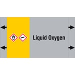 Brady ISO20560PM-165X90-LIQUID OXYGEN self-adhesive label Rectangle Pe