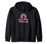 Georgia Birthed Miniature Golf Trivia Golfer Random Facts Zip Hoodie