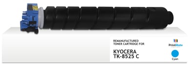 PrintMate KYOCERA TK-8525C, remanufactured toner, Cyan 20000p