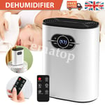 Large Dehumidifier Portable Quiet Home Air Dryer for Mould Moisture Damp UK 2024