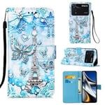 Xiaomi Poco X4 Pro 5G Designer PU Case EiffelTower