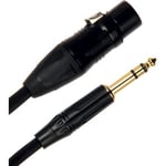 JUSTFJS3 Cable Micro XLR Femelle Jack Stereo 3M