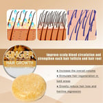 3Pcs Ginger Shampoo Bar For Hair Growth Clean Moisturize Nourishing Roots Ba GHB