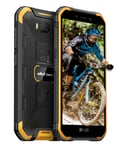 Rugged Smartphone Unlocked, Ulefone Armor X6 IP68/69K Waterproof Dustproof Outdoor Phone, SIM Free Mobile Phone, 8MP + 5MP Cameras, WiFi, Bluetooth, GPS, Compass, UK Version - Orange