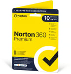 Norton 360 Premium 75GB allt-i-ett skydd för 10 enheter