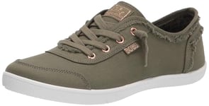 Skechers Women's Bobs B Cute Sneaker, Olive Leaf for Me Leaf It to Me, 6 UK