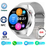 2024 Mens Smart Watches Health Monitor Bluetooth Call NFC GPS Tracker Waterproof