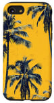 Coque pour iPhone SE (2020) / 7 / 8 Jaune Vintage Motif Palmier Tropical Paradise Decor