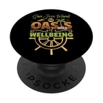 Oasis of Wellbeing - San Jose Island PopSockets Adhesive PopGrip