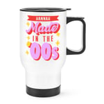 Personalised Made In The 00s Travel Mug Cup Handle 2000 Birthday Brother