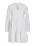 Vikawa L/S Dress - Noos Kort Klänning White Vila