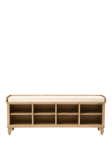 Cotswold Company Elkstone Shoe Cupboard, Mellow Oak