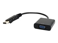 Cablexpert - Videokort - Displayport (Hane) Till Hd-15 (Vga) (Hona) - Displayport 1.1A - 15 Cm - Stöd För 1080P - Svart