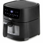 DOMO DO542FR Deli-fryer avec fenêtre de visualisation - 4 L - 1350 W - noir