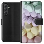 Samsung Galaxy A35 Svart Plånboksfodral Macarons