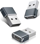 Adaptateur Usb C Femelle Vers Usb(Lot De 3),Adaptateur Usb Type-C Vers Usb Pour Apple Iphone 11 12 13 ProMaxMini Xr,Watch Series 7,IpadMini 6,Samsung Galaxy Note