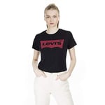 Levi's Femme The Perfect Tee T-Shirt, Stonewashed Black , L