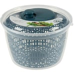 ABRUS® Salad Spinner 5L | Assorted Spinning Strainer & Quick Dryer | Lettuce & Vegetable Washer with Spinner (Teal)