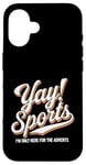 Coque pour iPhone 16 Big Game Super Publicités Football Ironic Sports Publicités