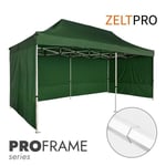 Pop-up teltta 3x6 Zeltpro PROFRAME, vihreä