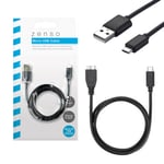 USB Micro USB Charger Cable for Samsung LG Android Phones &amp; Tablets 1m