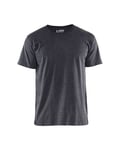 Blåkläder 3325-1053 T-Shirt 5-pack Svartmelerad XXXL