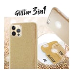 COQUE SILICONE PAILLETTES GLITTER POUR APPLE IPHONE 11 PRO MAX OR GOLD