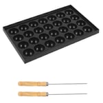 1 Set Kitchen Takoyaki Cooking Tray Baking Tray 28 Holes Hot Plate in Home T7J8